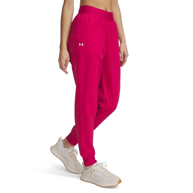 High Rise Solid Patterned Track Pants