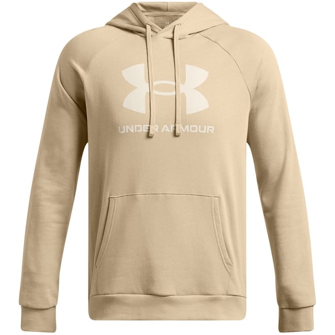 Mens Armour Ua Rival Fleece Logo Hoody Hoody