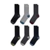 6 Pack Formal Crew Long Socks