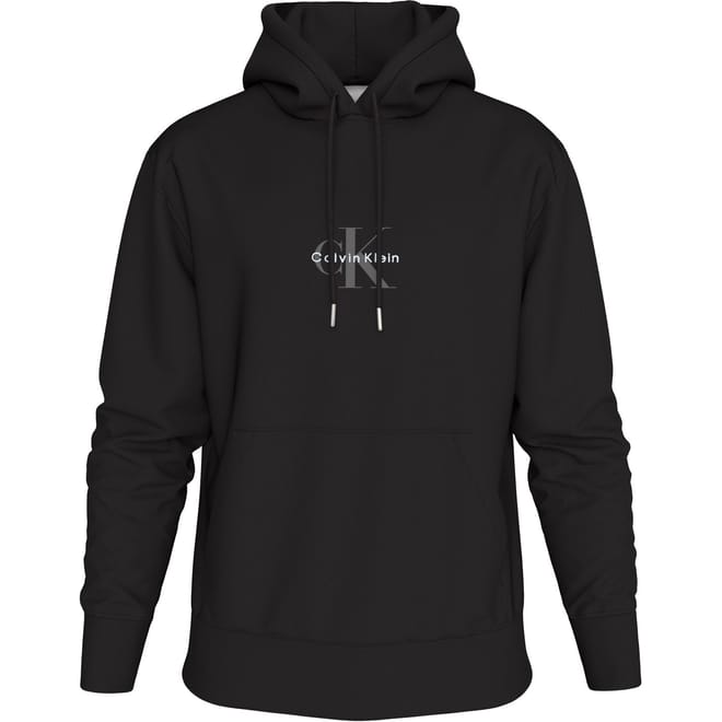 Monogram Hooded Neck Long Sleeve Sweatshirt