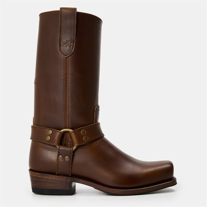 Polo Motorcycle Block Heel Boots