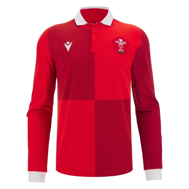 Wales Rugby Long Sleeve Home Shirt 2025 Adults