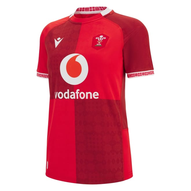 Womens Wales Rugby Home Shirt 2025