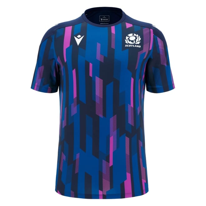 Scotland Rugby Pre Match Shirt 2025 Adults