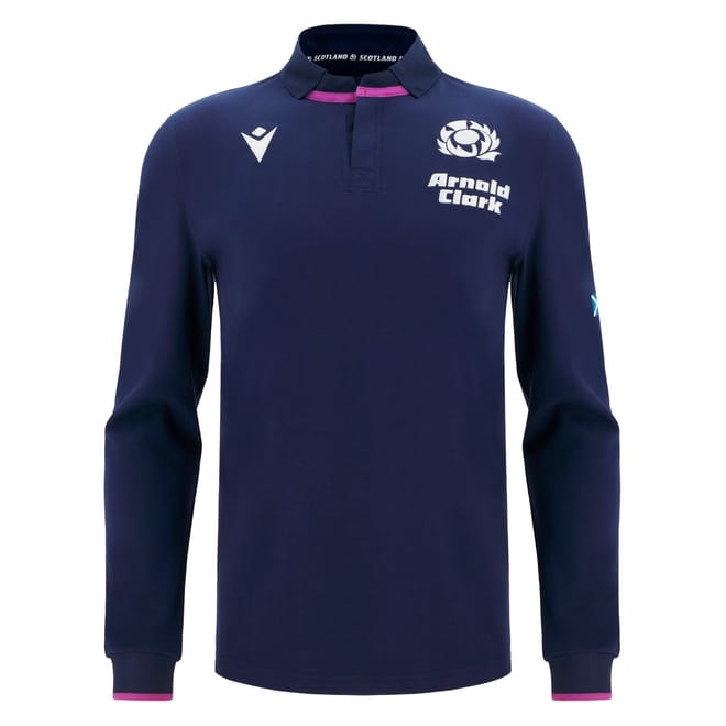 Scotland Rugby Long Sleeve Home Shirt 2025 Adults