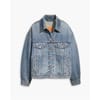 Solid Patterned Denim Jacket with Chest Pocket
