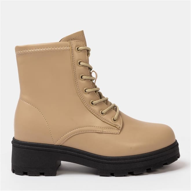 Womens Saw It First Biker Ankle Boots