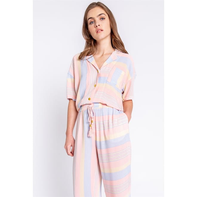 Salvage Sunset Stripes Shirt