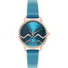 Womens Connection Esme Blue Round Analog Watch For