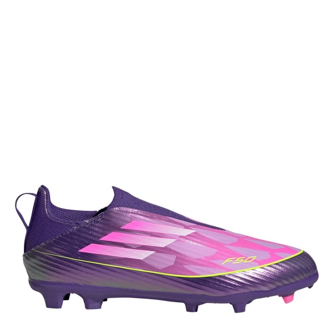 F50 League Laceless Juniors Firm Ground Football Boots