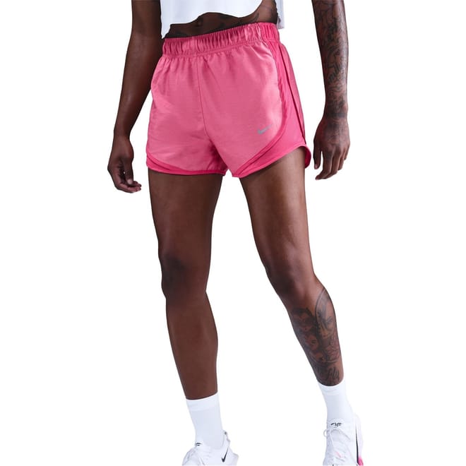 Womens Tempo Dri Fit Mid Rise Brief Lined Running Shorts