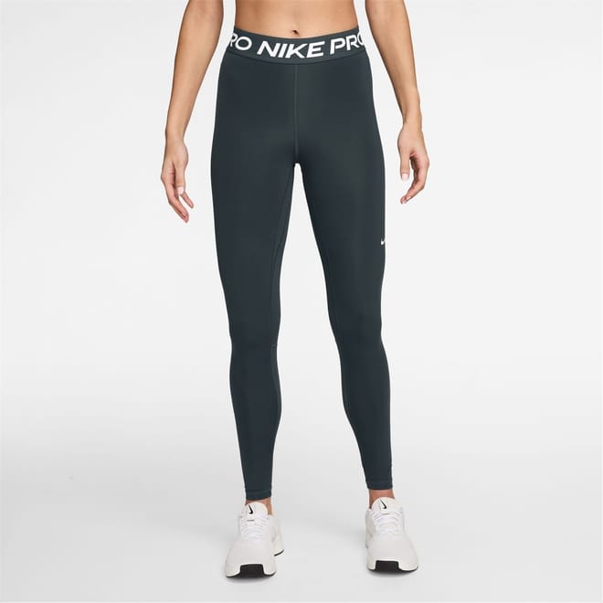 Womens Pro Mid Rise Mesh Panelled Leggings