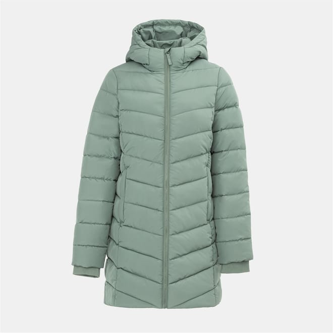 Womens Mid Length Padded Jacket