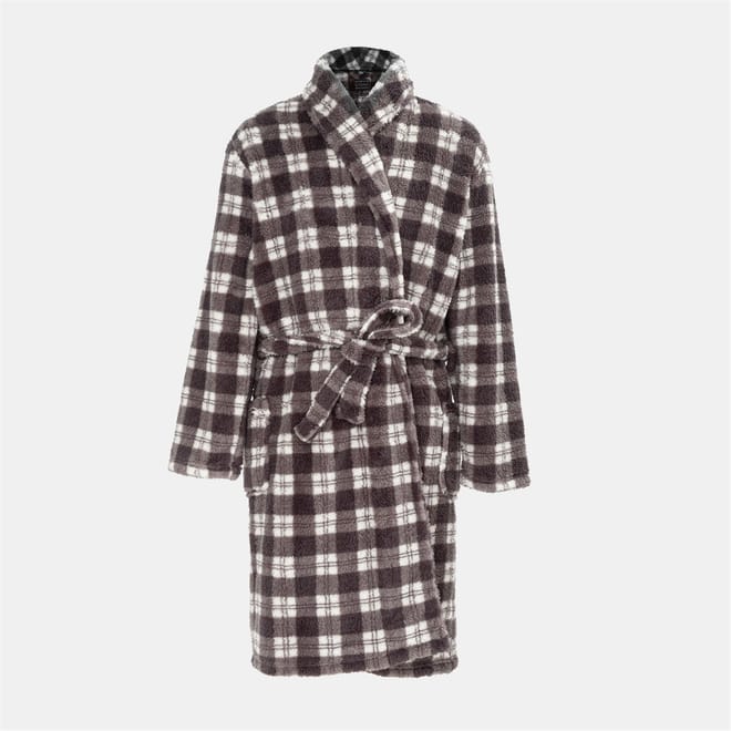 Mens Check Robe