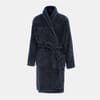 Mens Fleece Plain Robe