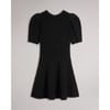 Knit Crew Neck Short Sleeve Skater Dress