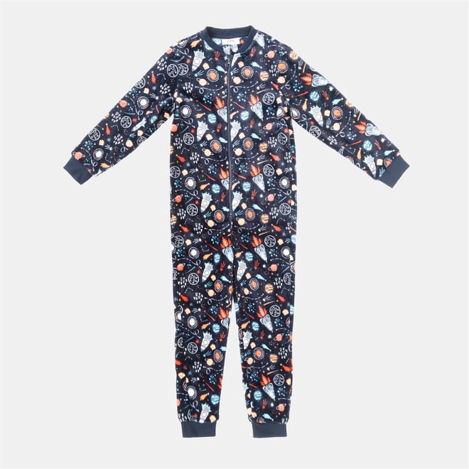 Fleece Onesie Game Print Junior