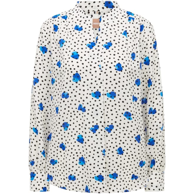 Long Sleeve Plain Blouse