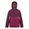 Hillain Hooded Neck Color Block Rain Jacket