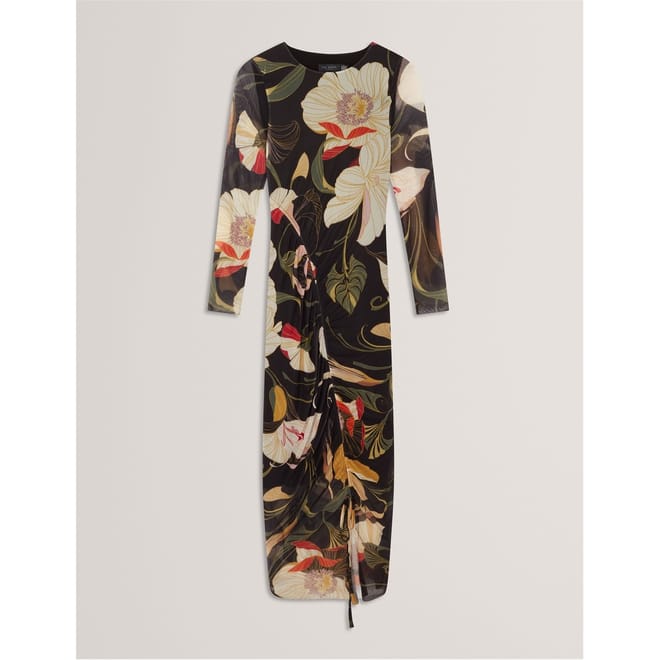 Mesh Midi Dress