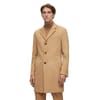 Hyde Solid Patterned Notched Neck Overcoat