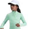 Older Girls Dri Fit Long Sleeve Half Zip