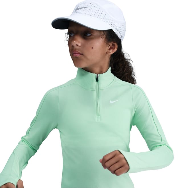 Older Girls Dri Fit Long Sleeve Half Zip