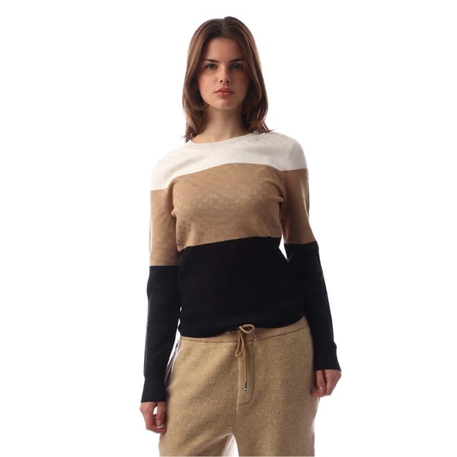 Crew Neck Long Sleeve Regular Fit Sweater