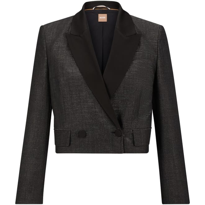 Joleah Lapel Collared Solid Blazer
