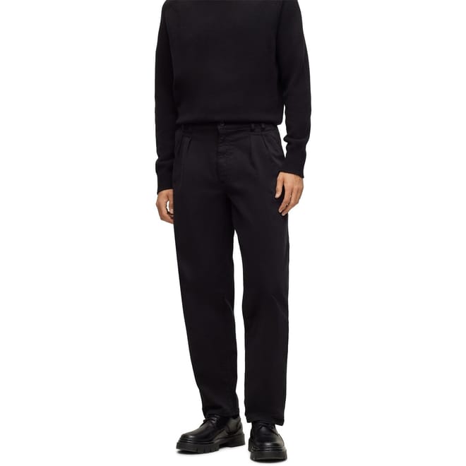 Tulsa Solid Patterned Straight Chinos