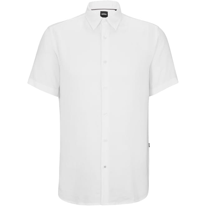 Collared Neck Shirt Collar Short Sleeve Shirt