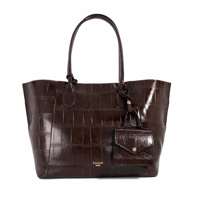 Dexterity Snake Patterned Tote with Key Case