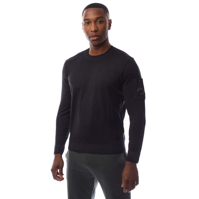 Merino Wool Lens Crewneck Sweatshirt