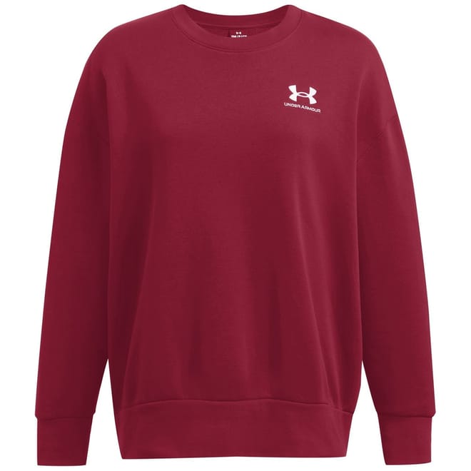 Womens Armour Essential Fleece Os Crew Sweatshirt