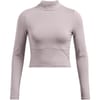 Mock Neck Long Sleeve Slim Fit T-Shirt