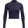 Mock Neck Long Sleeve Slim Fit T-Shirt