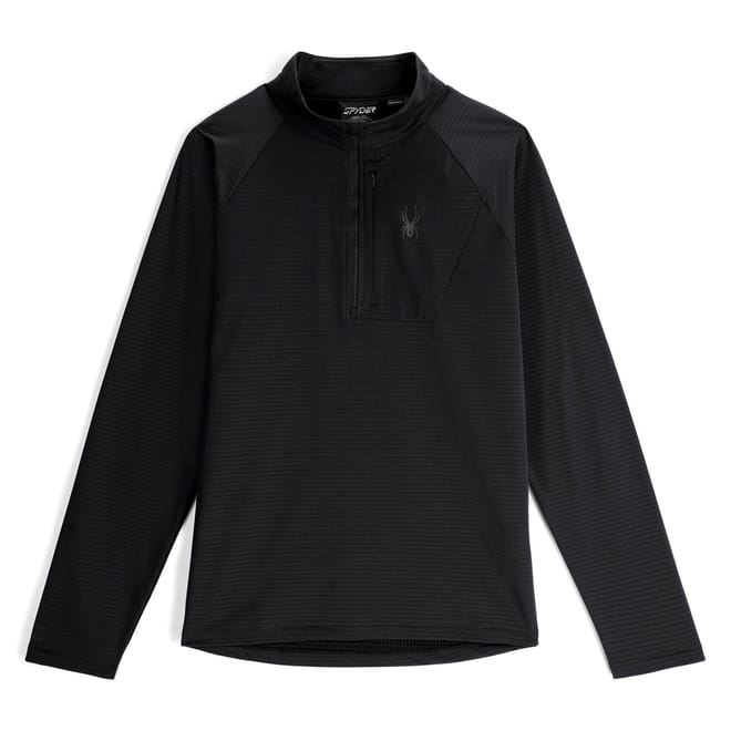 Mens Grid Web Fleece Half Zip