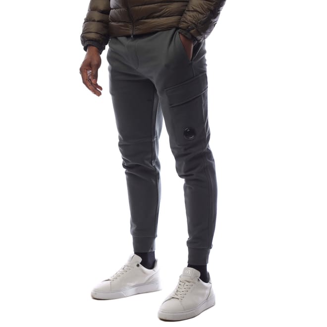 Diagonal Raised Fleece Lens Sweatpants