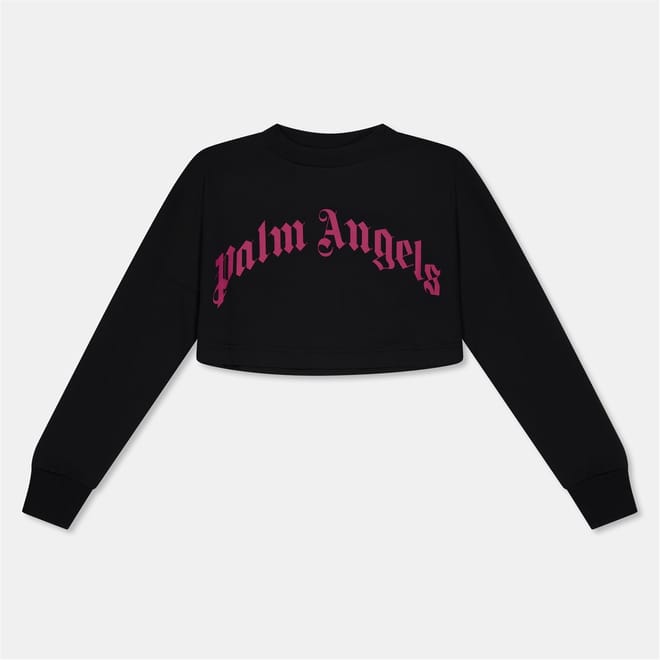 Palm Ls Crop Lgo Tee