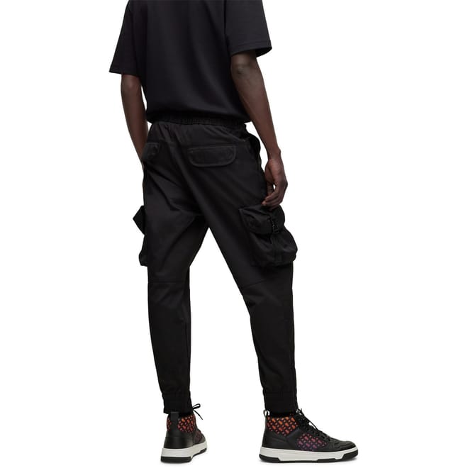 Khaby Solid Patterned Cargo Pants