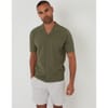 Collared Neck Short Sleeve Regular Fit Shirt