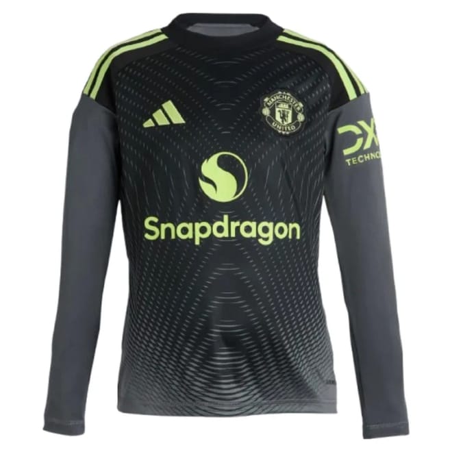 Manchester United Long Sleeve Goalkeeper Shirt 2025 2026 Juniors
