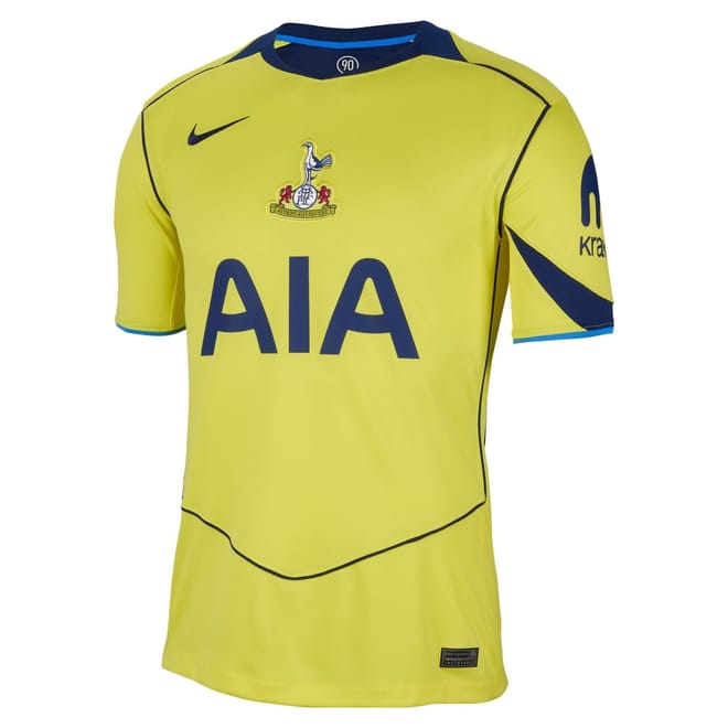 Tottenham Hotspur Third Shirt 2025 2026 Adults