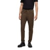Kane Solid Patterned Straight Trousers