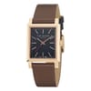 Jaareth Sn62 Leather Single Wrap Strap Dress Analogue Watch