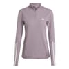 Hyperglam 1/4 Zip Funnel Neck Long Sleeve Gym Top