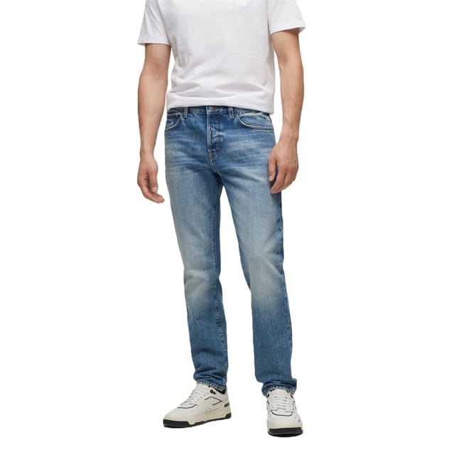 Boyfriend Tapered Fit Jeans