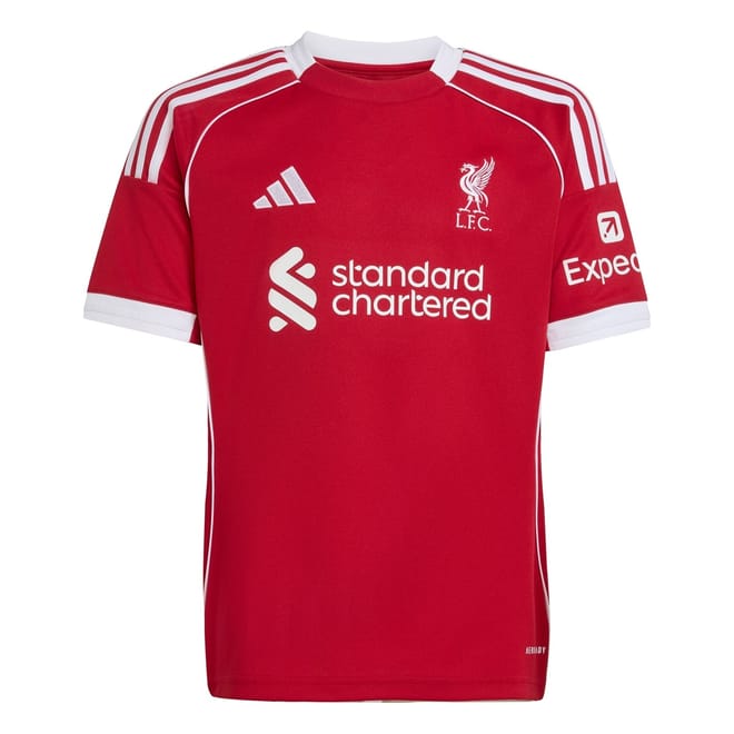 Liverpool Home Shirt 2025 2026 Juniors