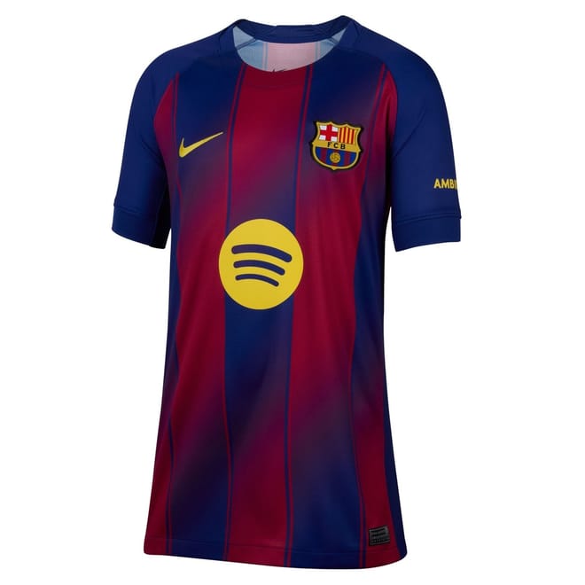Barcelona Home Shirt 2025 2026 Juniors