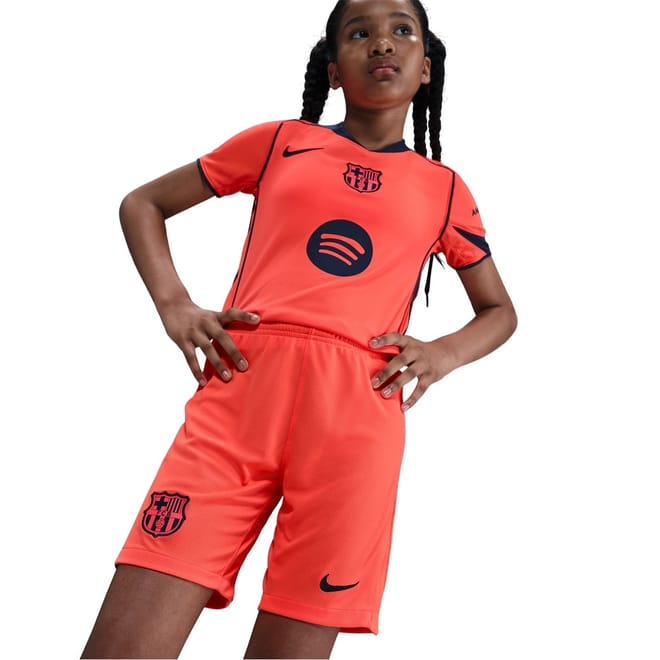 Barcelona Third Shorts 2025 2026 Juniors